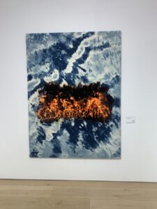 Catched me off guard: this work by Korakrit Arunanondchai at the Phillips preview.