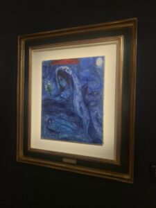 "La Mer" by Chagall himself, exhibited at the Christie's preview.