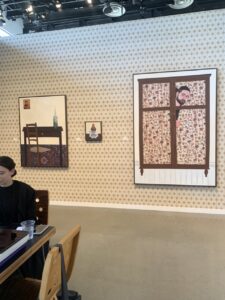 Galerie Judin's solo booth by Kiriakos Tampoulidis at Independent.
