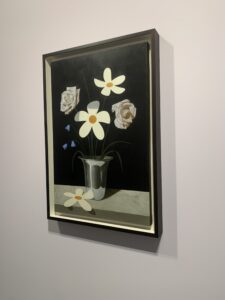 Anna Weyant at Gagosian's booth (TEFAF NY 2025).