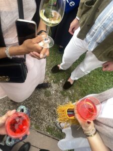 The Campari Spritz does it for me, everytime.