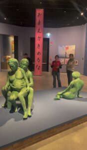 Buhlebezwe Siwani's sculptures made of green soap.